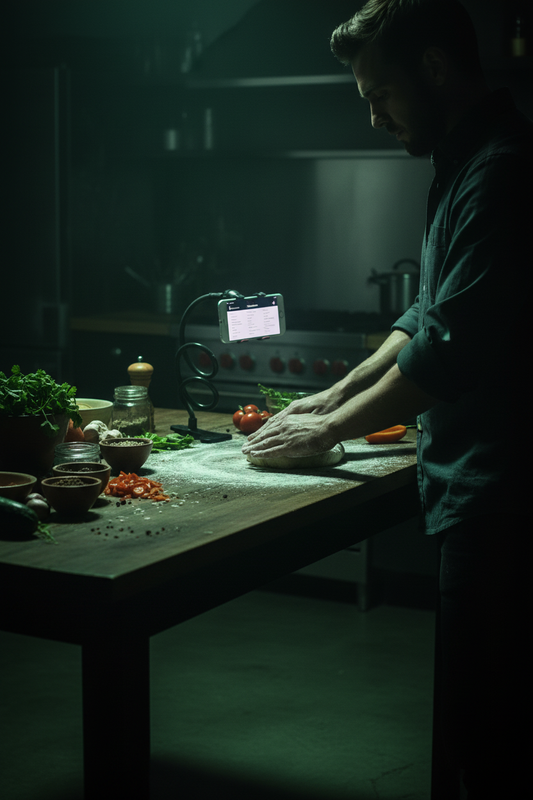 FLEXHOLD — Mains libres en cuisine