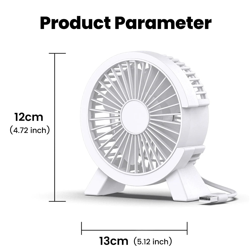 FRIQUO AIRFLOW – Mini ventilateur USB de bureau