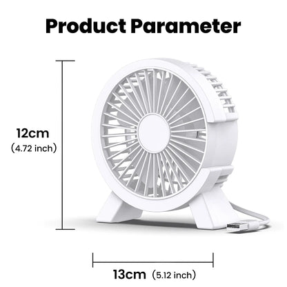 FRIQUO AIRFLOW – Mini ventilateur USB de bureau